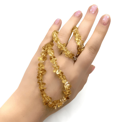 Бусы ДИНОСА с цитрином фото 3