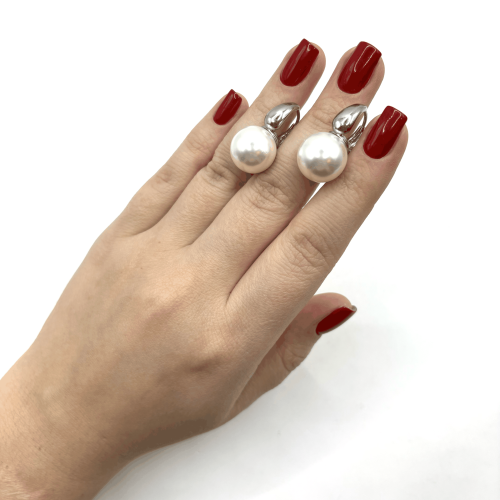 Серьги ДИНОСА с жемчугом Майорка —  фото 3