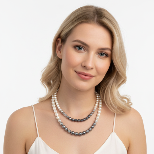 Бусы ДИНОСА с перламутром фото 4