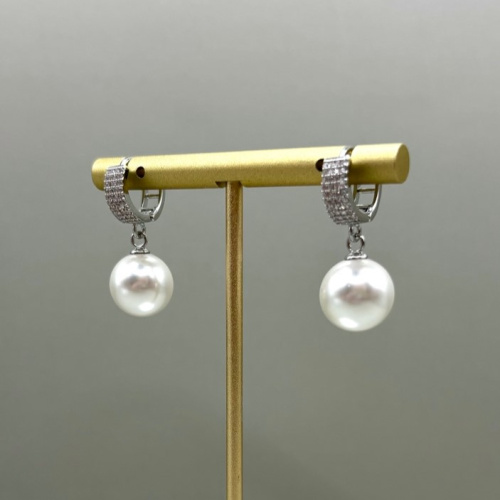 Серьги ДИНОСА с ракушкой —  фото 2