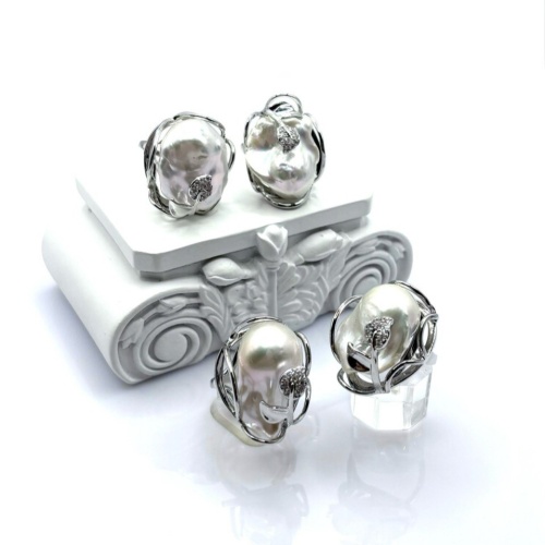 Кольцо ДИНОСА с барочным жемчугом фото 3