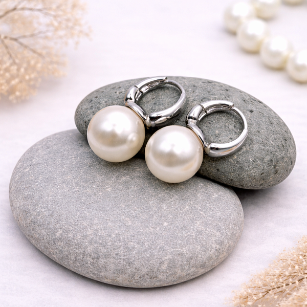 Серьги ДИНОСА с жемчугом Майорка