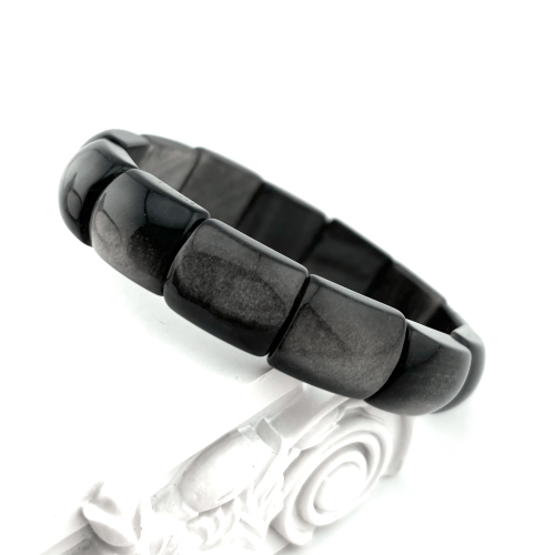 Браслет ДИНОСА с обсидианом — 