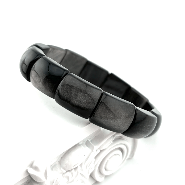 Браслет ДИНОСА с обсидианом