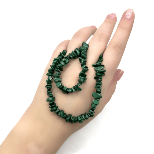 Бусы ДИНОСА с малахитом фото 3