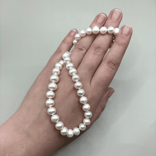 Бусы ДИНОСА с речным жемчугом фото 3