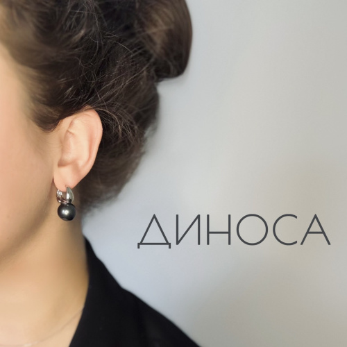 Серьги ДИНОСА с жемчугом Майорка —  фото 4