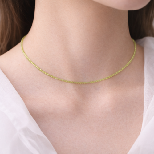 Чокер ДИНОСА с хризолитом фото 2