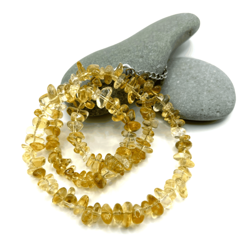 Бусы ДИНОСА с цитрином