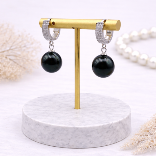 Серьги ДИНОСА с ракушкой — 