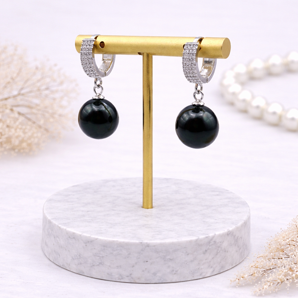 Серьги ДИНОСА с ракушкой