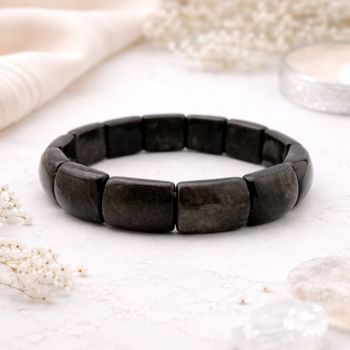 Браслет ДИНОСА с золотистым обсидианом — 