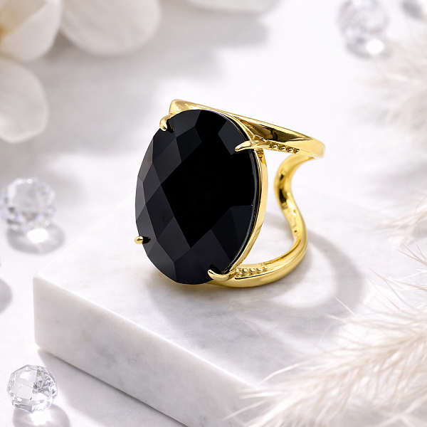 Кольцо ДИНОСА с крупным агатом