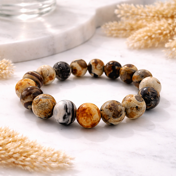 Браслет ДИНОСА с агатом