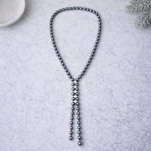 Бусы-галстук ДИНОСА с перламутром фото 2