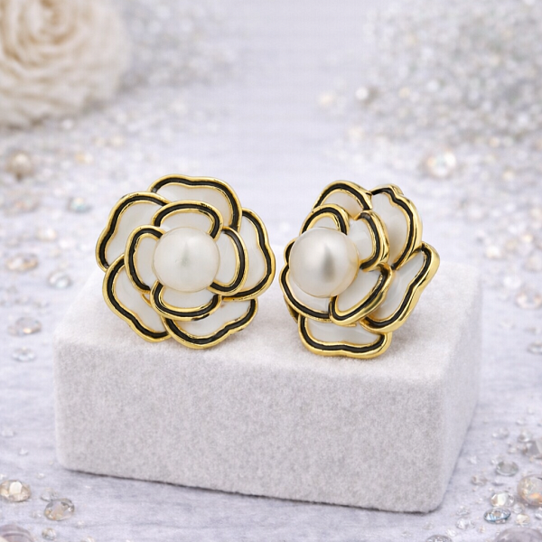 Серьги ДИНОСА с речным жемчугом