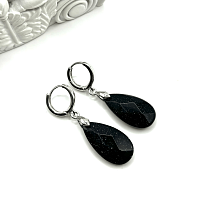 Серьги ДИНОСА с авантюрином