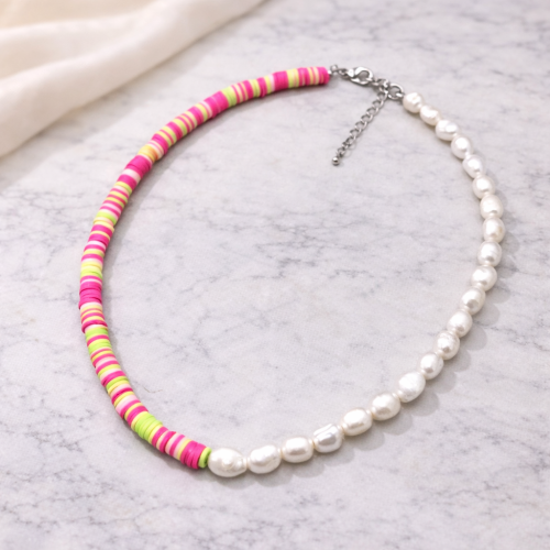 Колье ДИНОСА с речным жемчугом фото 2