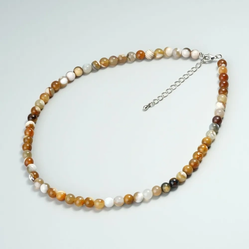 Бусы ДИНОСА с агатом