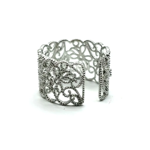 Безразмерное ажурное кольцо фото 2