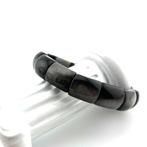 Браслет ДИНОСА с обсидианом — 