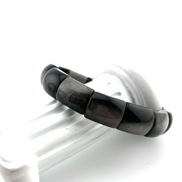 Браслет ДИНОСА с обсидианом