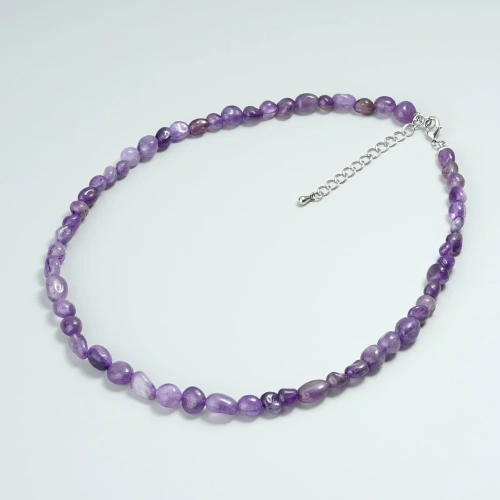 Бусы ДИНОСА с аметистом