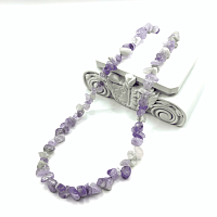 Бусы ДИНОСА с лавандовым аметистом