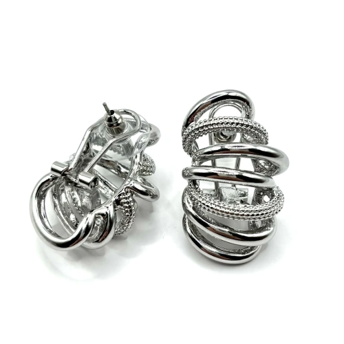 Серьги на итальянском замке —  фото 2