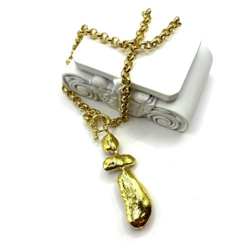 Колье ДИНОСА с крупным барочным жемчугом фото 2