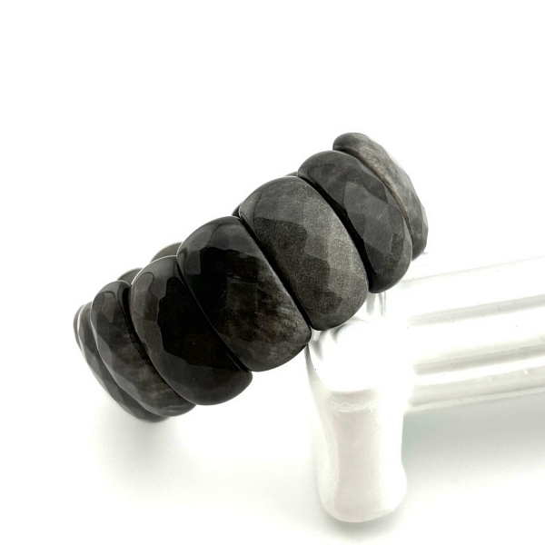 Браслет ДИНОСА с обсидианом