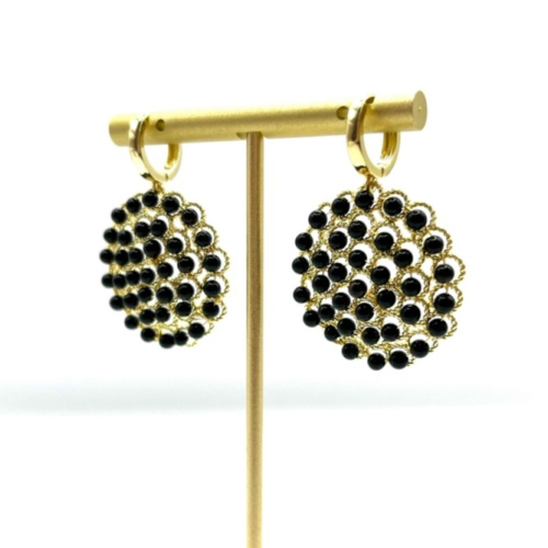 Серьги ДИНОСА с агатом —  фото 2