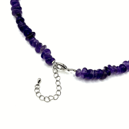 Бусы ДИНОСА с аметистом фото 3