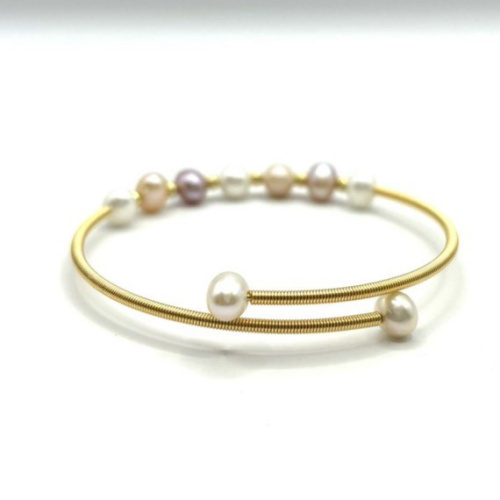 Браслет Диноса Коллекция "Жемчуг в золоте" №18 —  фото 2