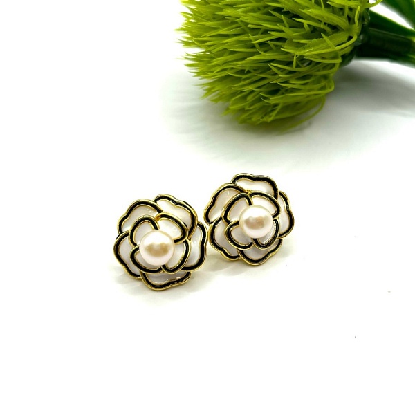 Серьги ДИНОСА с речным жемчугом