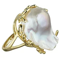 Кольцо ДИНОСА с барочным жемчугом
