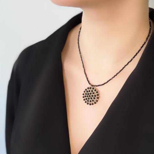 Колье ДИНОСА с агатом и шпинелью фото 4