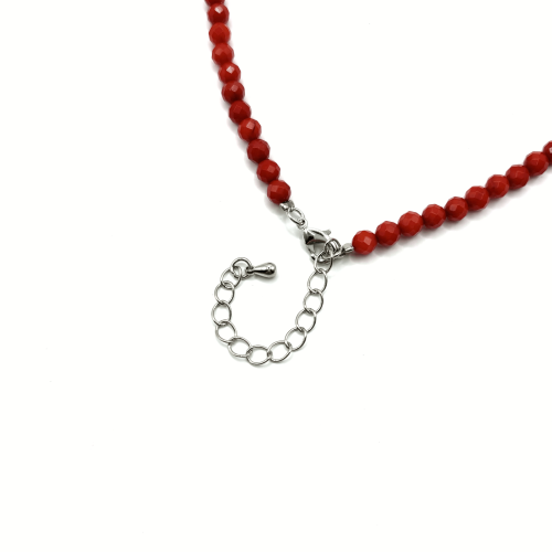 Чокер ДИНОСА с кораллом фото 3