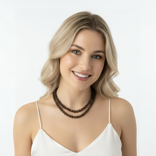 Бусы ДИНОСА с раухтопазом фото 4