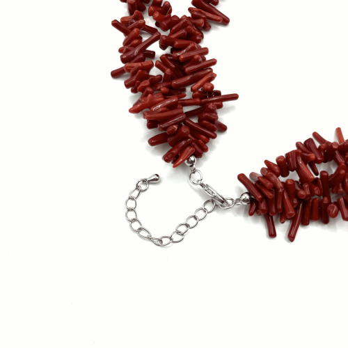 Бусы ДИНОСА с кораллом фото 2