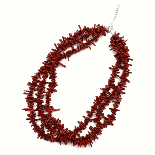 Бусы ДИНОСА с кораллом фото 3