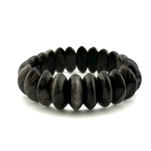 Браслет ДИНОСА с обсидианом — 