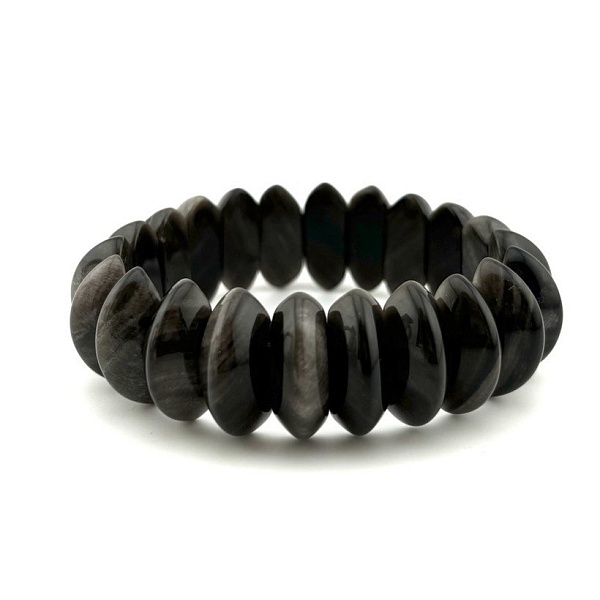 Браслет ДИНОСА с обсидианом