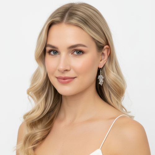 Серьги ДИНОСА с лабрадоритом —  фото 4