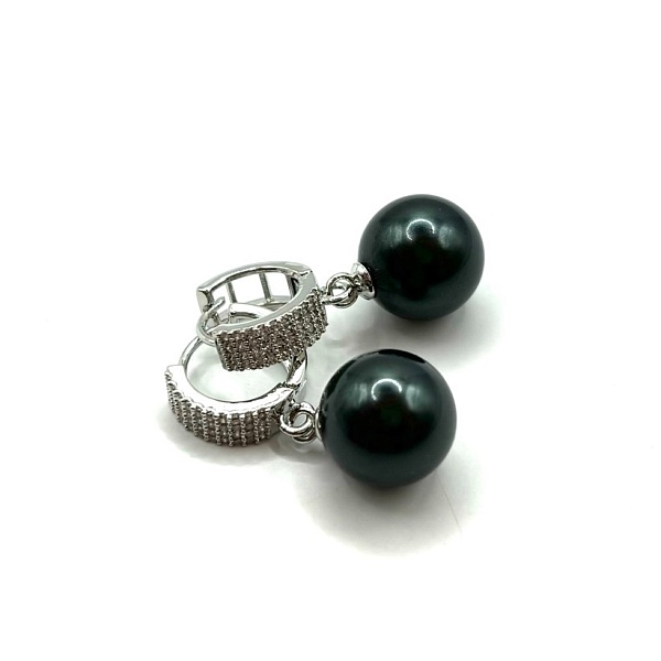 Серьги ДИНОСА с ракушкой